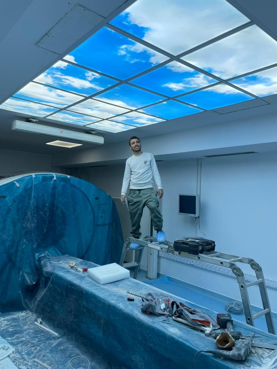 Plafond lumineux effet ciel 2